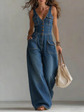 Sophie™ | Mono de denim holgado