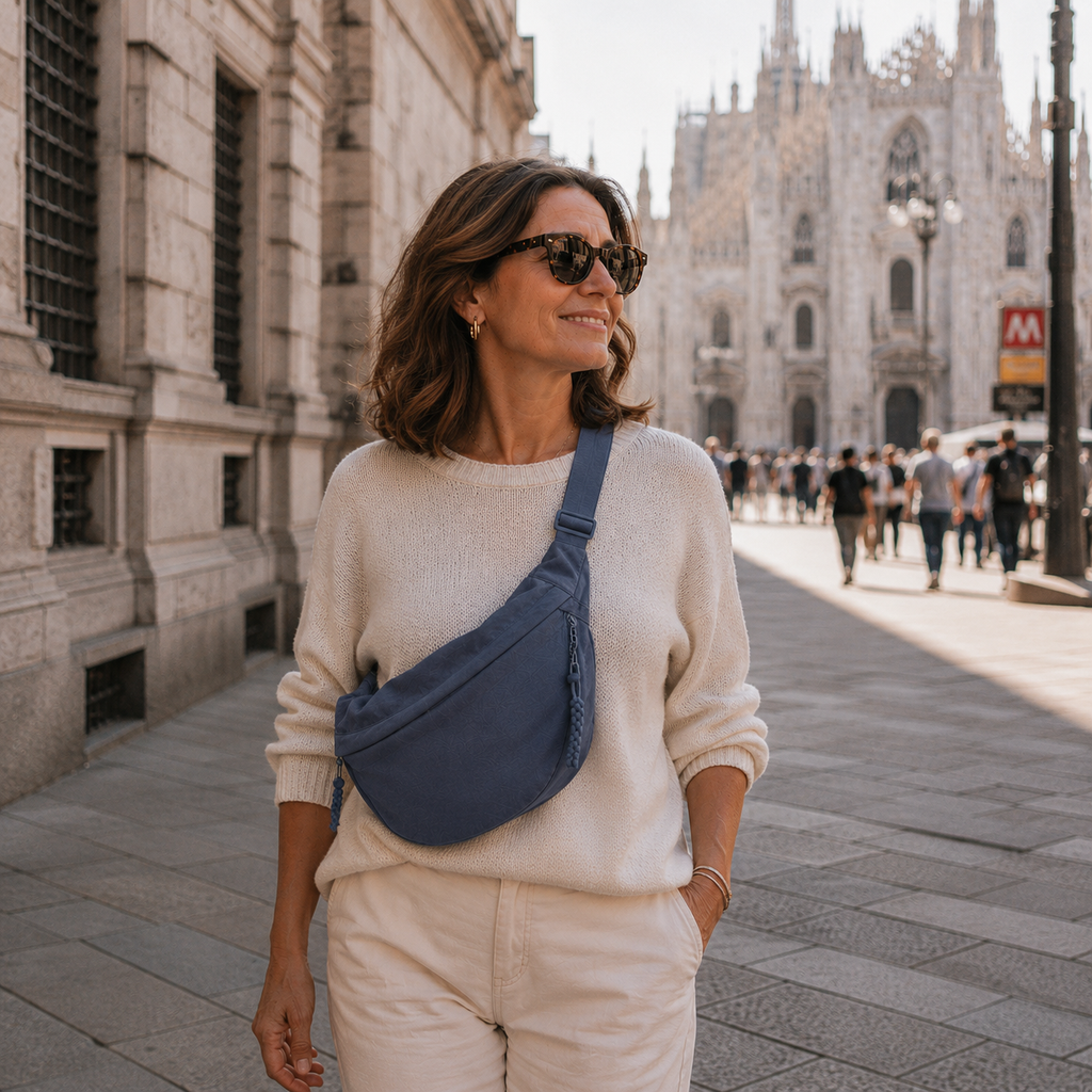 Grazia | Bolso azul para el hombro