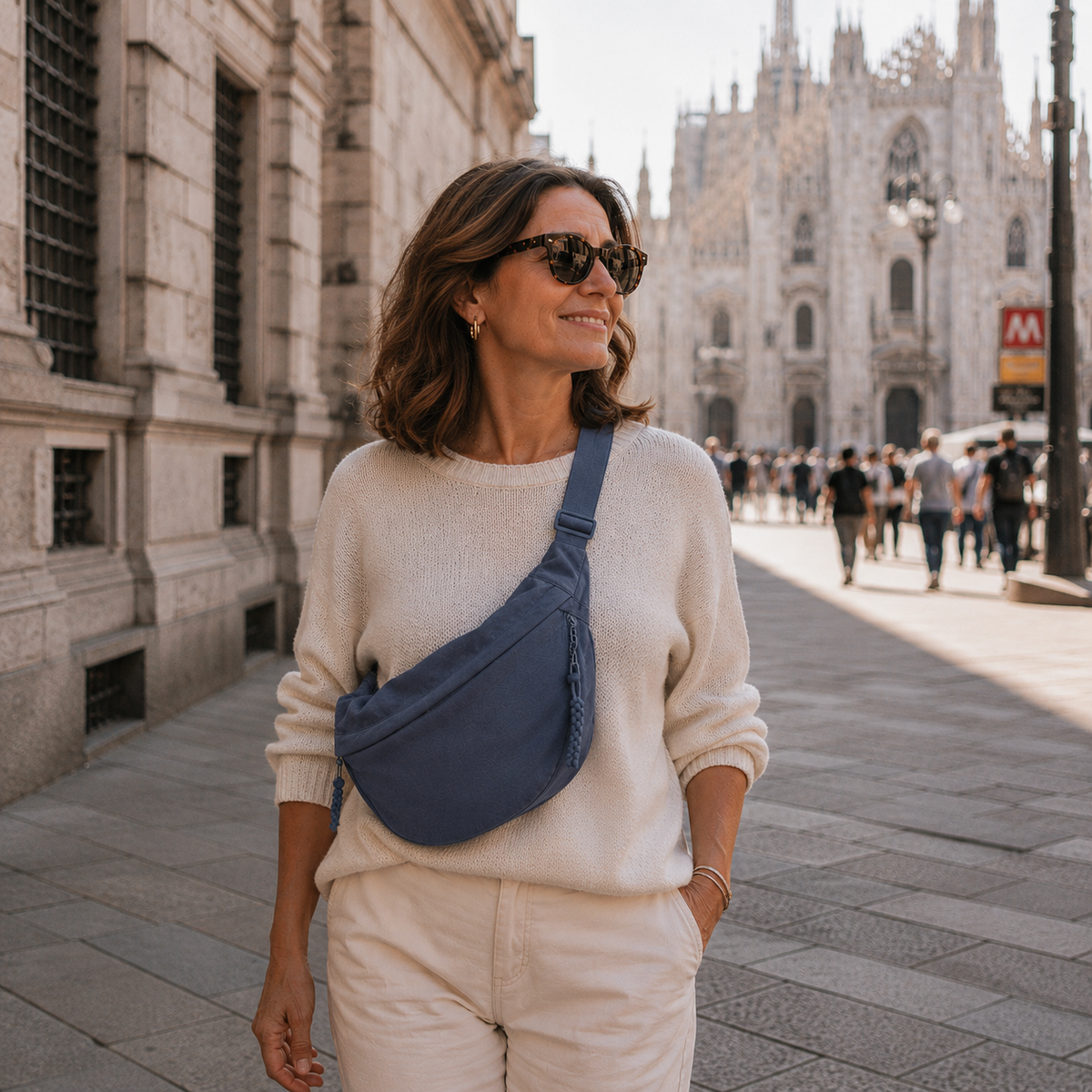 Grazia | Bolso azul para el hombro