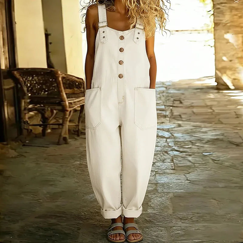 Mae™ | Mono vintage de algodón suave con efecto denim