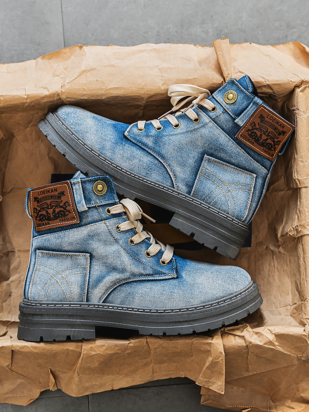 CANTARA — Zapatillas altas vaqueras
