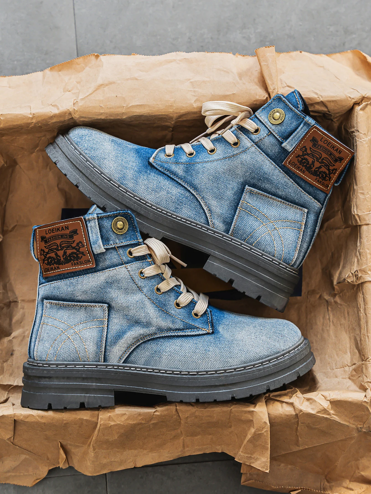 CANTARA — Zapatillas altas vaqueras